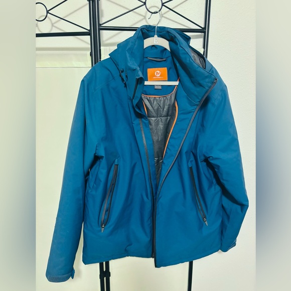 Merrell insulated jacket in dark teal - Picture 3 of 4